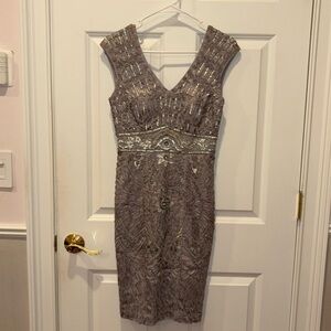 She Wong Gray Dress